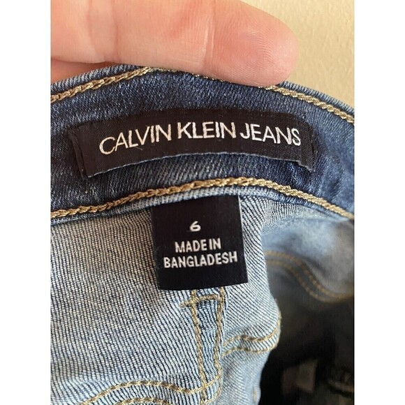 Calvin Klein Jeans Denim Shorts High Rise Sz.6 - Picture 5 of 7